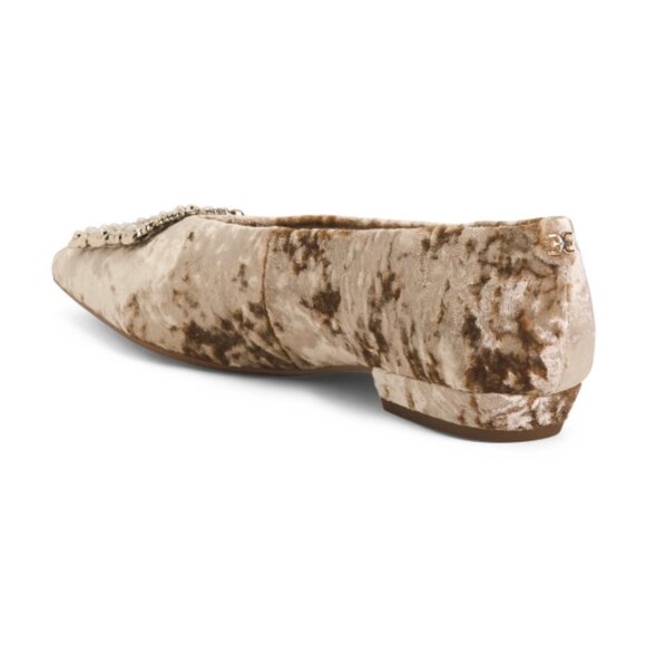 NEW SAM EDELMAN Janina Dress Flats With Ornament Prosecco for women 254 2M4 - Picture 9 of 9